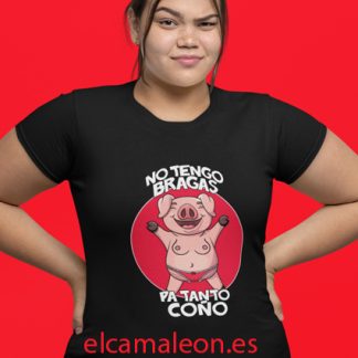 Camisetas divertidas “No tengo bragas”