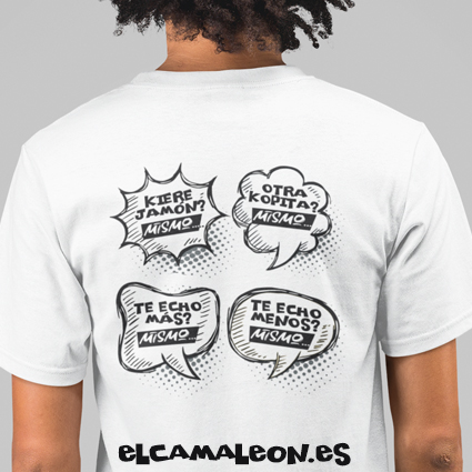 Camisetas divertidas “Mismo”