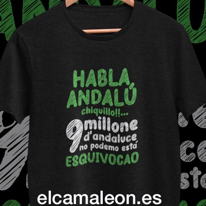 Camisetas Andaluzas ” 9 millones”