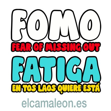 Camisetas Originales “Fatiga-Fomo”