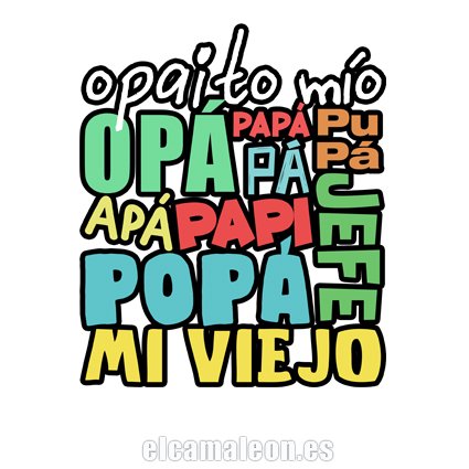 Camisetas Día del Padre ” Opaito”