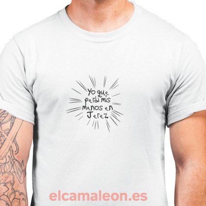 Camiseta de Jerez ” Perdí mis manos”