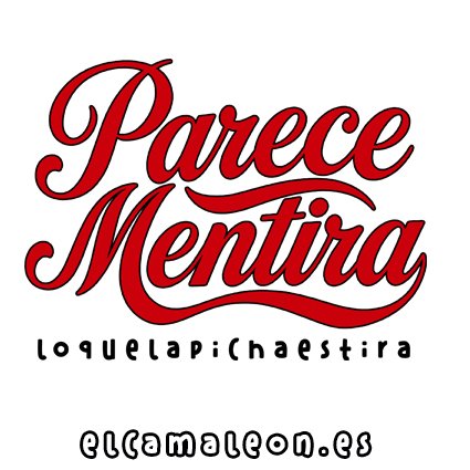 Camisetas divertidas ” Parece mentira”