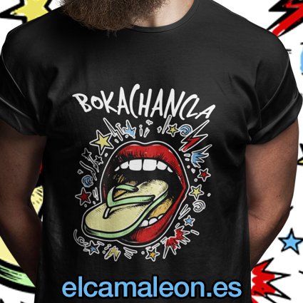 Camiseta con frases ” Bokachancla”
